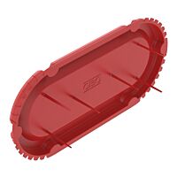 OBO BETTERMANN Signální víko pro krabice pod omítku, dvojité, 2 x O60mm, Polyetylén, PE typ ZU 60-SSD