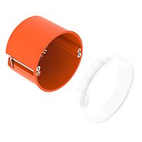 OBO BETTERMANN Přístrojová krabice, do dutých stěn, O74mm, H61mm, oranžová Polypropylén, PP typ HG 61-AD-IP