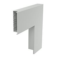 OBO BETTERMANN Plochý roh, pro kanál WDK, 560,5x210x80, světle šedá Polyvinylchlorid, PVC typ WDK F80210LGR