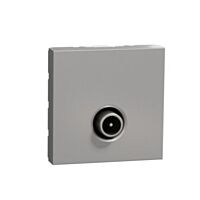 Zásuvka Unica TV individ. 1,5dB 2m alumi