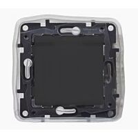 LEGRAND Zásuvka NILOÉ 863535 2P+T černá IP44