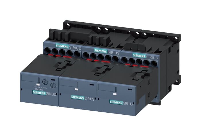 SIEMENS Kombinace hvězda-trojúhelník s ASI AC3, 7,5kW/400V DC24V, 3pól. S00
