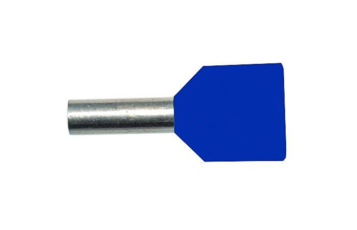 PROTEC Dutinka PAEH 2,50/10mm lisovací modrá dvojitá