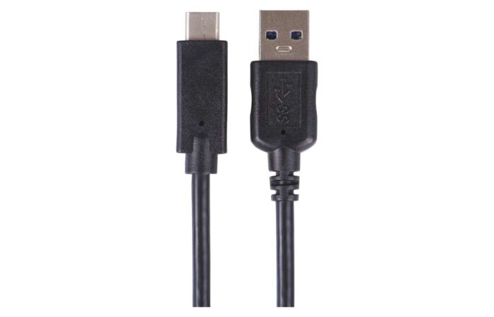 EMOS Kabel USB 3,0 A/M-USB 3,1 C/M délka 1m černá