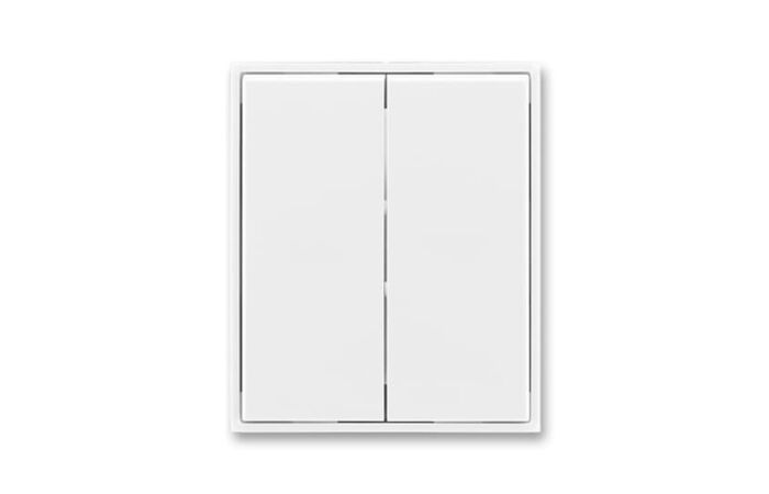 ABB ELEMENT Ovladač 3558E-A00652 03 spínače dělený, bílá/bílá