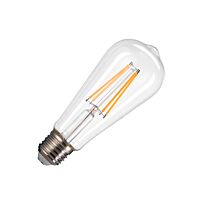 SLV Žárovka LED 1005265 ST58 E27 7,5W 800lm 2700K stmívatelná úhel 320° zlatá