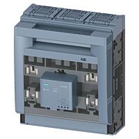 SIEMENS Pojistkový odpínač velikost 3, 3pól. provedení se signalizací stavu pojistek EFM15, AC 190÷690 V, pro montáž na montážní desku, třmenové svorky typ 3NP1163-1DA24