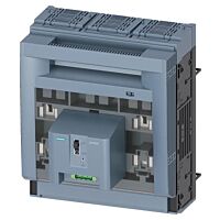 SIEMENS Pojistkový odpínač velikost 3, 3pól. signal.stavu pojistek MFM, AC 24÷690 V / DC 24÷440 V, pro montáž na přípojnice, rozteč 60mm, třmenové svorky typ 3NP1163-1BC21