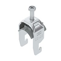 OBO BETTERMANN Třmenová příchytka, 1-nás, 22-28mm, Hliník, Alu typ BS-U1-K-28 ALU