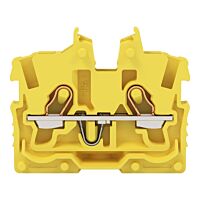WAGO Svorka 2050-306 2vodičová průchozí Mini, s ovládacími otvory 1 mm², žlutá