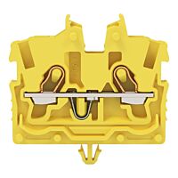 WAGO Svorka 2050-316 2vodičová průchozí Mini, s ovládacími otvory 1 mm², žlutá