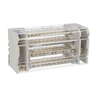 Distribuční blok 4P 125A 12 svorek