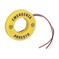 60MM podsvícený disk 24V EMERGENZA-ARRES