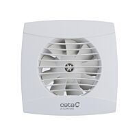 CATA Ventilátor UC 10 H Axiální, Slim design, bílý, 100 mm, 6 rychlostí, s nízkou hlučností 26dB, s časovačem a hygrostatem