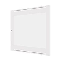 Dveře prosklené s ventilačními otvory, m