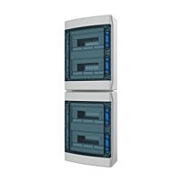 Rozvodnice NA omítku IP65, průhledné dve