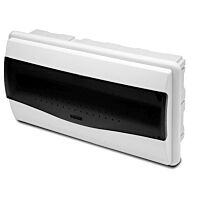 FAMATEL Skříň NUOVA 3518 18TE pod omítku průhledné dveře IP40