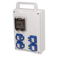 FAMATEL Skříň EB364-EB 400000.1 /4M zásuvková přenosná