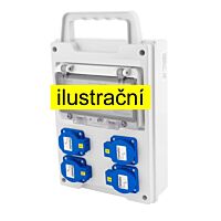 FAMATEL Skříň EB365-EB 400000.1 /8M zásuvková přenosná