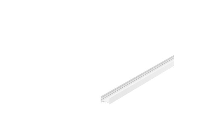 GRAZIA 20 LED nástavbový profil, plochý, hladký, 3m, bílá