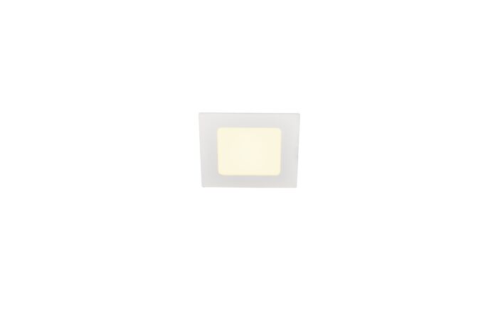 SLV Svítidlo LED SENSER 12, 6W, 440lm, 3000K, vestavné, hranaté, IP20 bílá