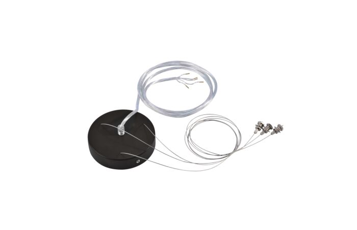 SLV Závěsná sada pro 1–10V MEDO LED, černá, 5žilový kabel