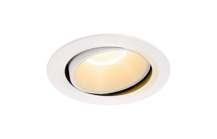 NUMINOS® MOVE DL XL, vnitřní LED zápustné stropní svítidlo bílá/bílá 2700 K 55° otočné a výkyvné