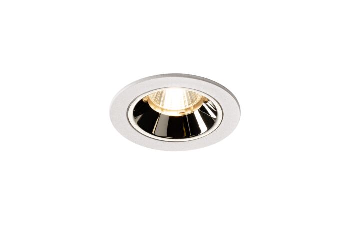 NUMINOS® DL S, vnitřní LED zápustné stropní svítidlo bílá/chrom 2700 K 55°