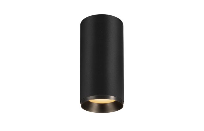 NUMINOS® CL PHASE L, vnitřní LED přisazené stropní svítidlo černá/černá 2700 K 60°