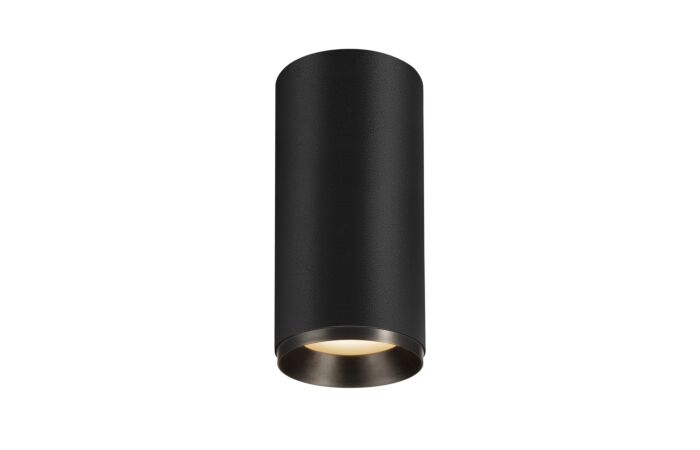 NUMINOS® CL PHASE L, vnitřní LED přisazené stropní svítidlo černá/černá 3000 K 24°