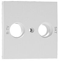 LOGUS Kryt zásuvky TV/R/SAT alu 90686 TAL