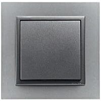 LOGUS90 Rámeček hliník/šedá 90910TAS