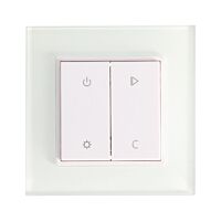 MCLED Ovladač RF RGBW 1 zóna řízení jasu a barevných režimů nástěnný