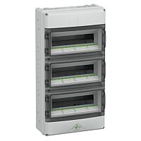 SPELSBERG Skříň AK 42 Air 42TE 315x600x155mm, na omítku, průhledné dveře, IP65