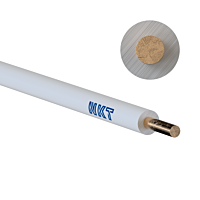 Vodič H07V-U 1,5 bílý (CY)