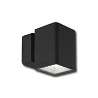 MCLED Svítidlo LED VERONA S 7W 230V 3000K 102° CRI 80 nástěnné IP65 černá
