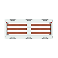 ABB CombiLine-MB (sada)MBR302 -Modul pro NH00 na 60mm příp., set 2CPX041827R9999