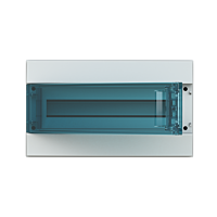 ABB Skříň Mistral65 1203 18TE na omítku, průhledné dveře IP65