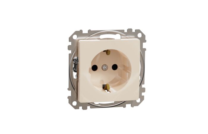 SCHNEIDER Sedna Design & Elements Zásuvka 230V 16A SCHUKO béžová