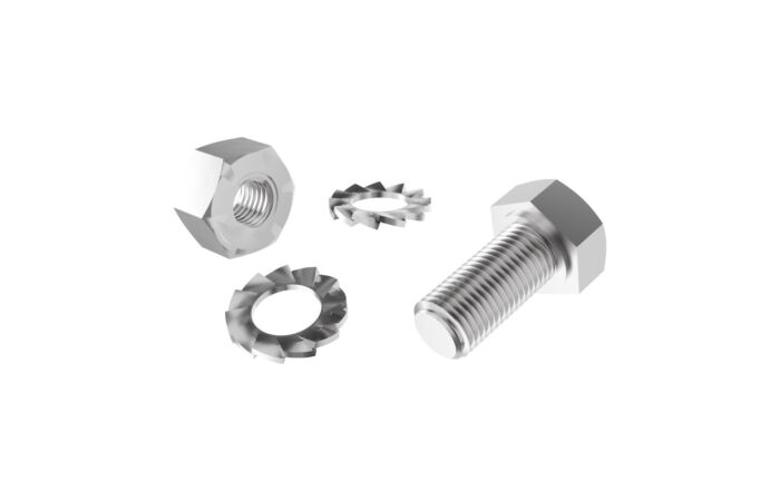 KOPOS Šroub se šestihrannou hlavou 5x10 s maticí+2xpodložka