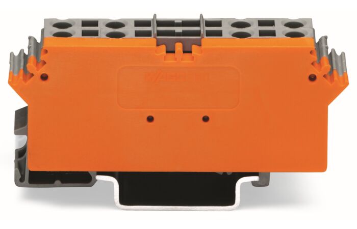 WAGO Blok 280-762 základní svorkový 4pól. Se 4vodičovými svorkami, šedá