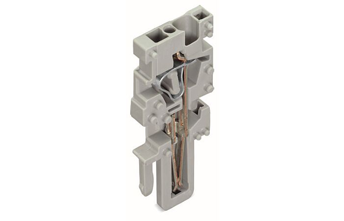 WAGO Modul 769-503 1vodičový koncový modul s pružinovou svorkovnicí CAGE CLAMP® 4 mm², šedá