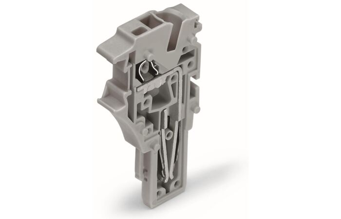 WAGO Modul 2022-181 1vodičový koncový s pružinovou svorkovnicí Push-in CAGE CLAMP® 4 mm², šedá