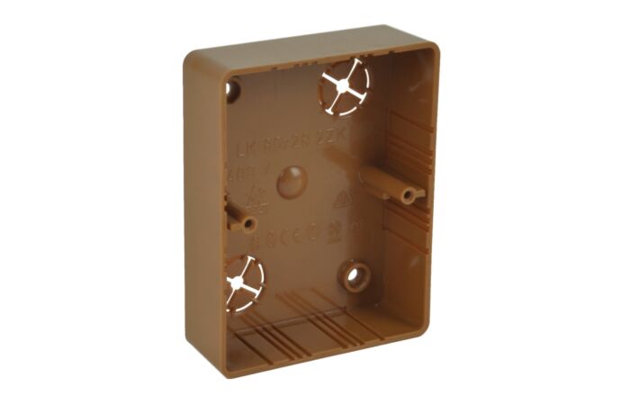 KOPOS Krabice LK 80X28 2ZK_SD lištová, sv.dřevo