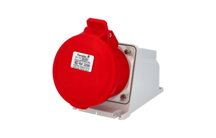 FAMATEL Zásuvka 32A/400V 5-pól IP44 nást.