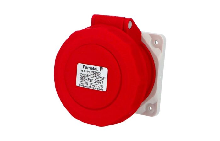 FAMATEL Zás. vestavná 24371 IP67 400V 16A 5P 6h pří