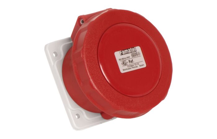 FAMATEL Zásuvka 32A/400V 4-pól IP67 vestavná přímá