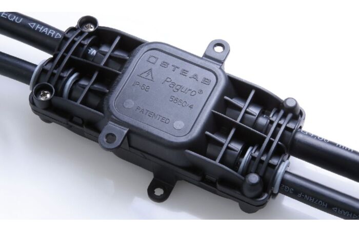 STEAB Spojka PAGURO 5660/4/2 gelová se svorkou 3x6,0mm² IP68