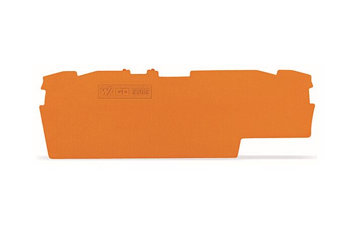 WAGO Bočnice 2002-1892 koncová a separátor 1 mm, oranžová