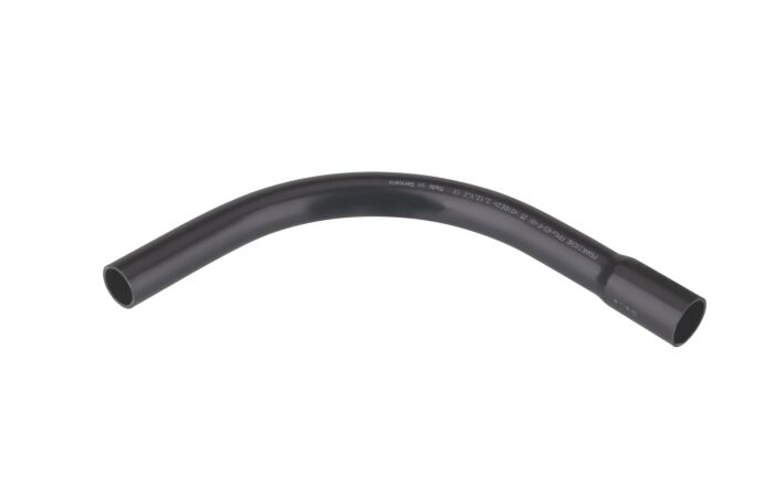 FRÄNKISCHE Koleno SBSKu-ES-UV Ø20mm, –25 až +60°C, PVC, černá